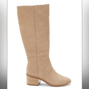 Splendid Abby Block Heel Suede Tall Boots